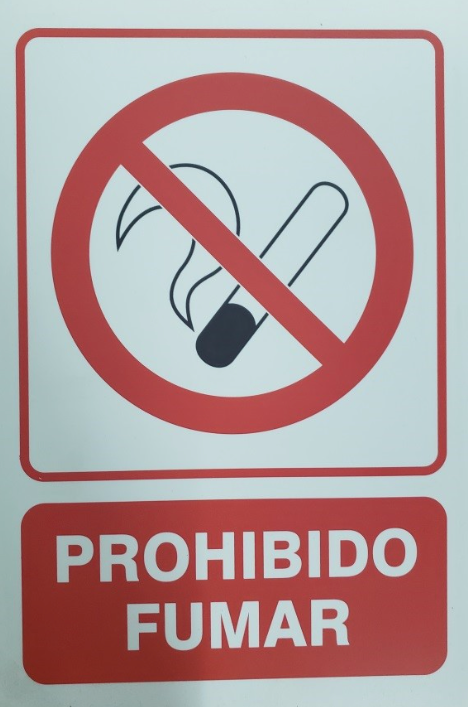 Señal de Prohibido Fumar